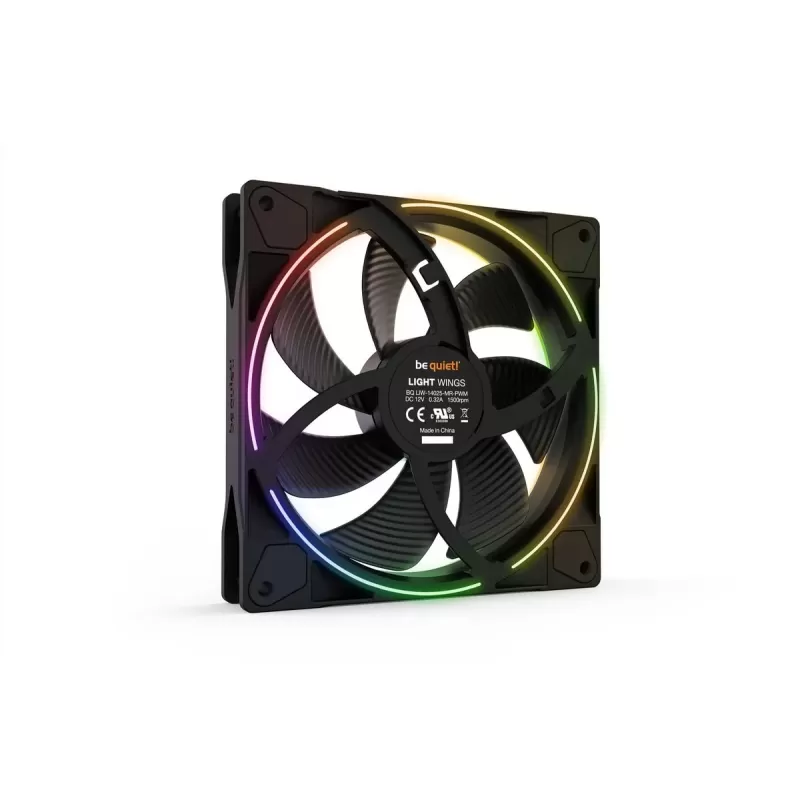 מאוורר למארז be quiet! LIGHT WINGS 140MM PWM 3 PACK 140mm צבע שחור