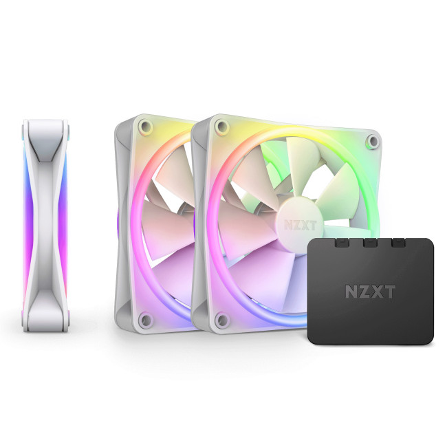 Вентилятор для Корпуса NZXT F120 RGB DUO Triple Pack белый 120mm