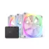 מאוורר למארז NZXT F120 RGB Triple Pack לבן 120mm