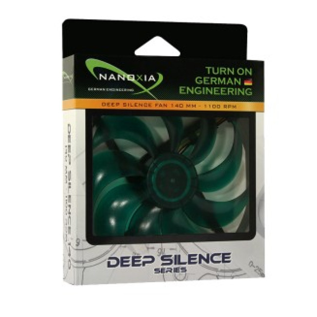 Вентилятор для Корпуса NANOXIA Deep Silence 140mm Ultra quiet Case Fan