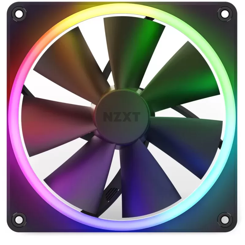 Вентилятор для Корпуса NZXT F140RGB 140mm RGB black Вентилятор для Корпуса NZXT F140RGB 140mm RGB black