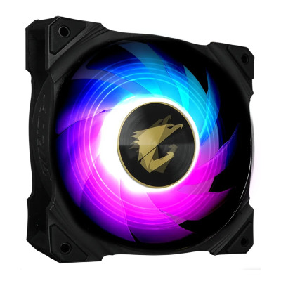 Case Fan Gigabyte AORUS 120 ARGB FAN 120mm Color:black Case Fan Gigabyte AORUS 120 ARGB FAN 120mm Color:black