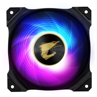 Case Fan Gigabyte AORUS 120 ARGB FAN 120mm Color:black Case Fan Gigabyte AORUS 120 ARGB FAN 120mm Color:black