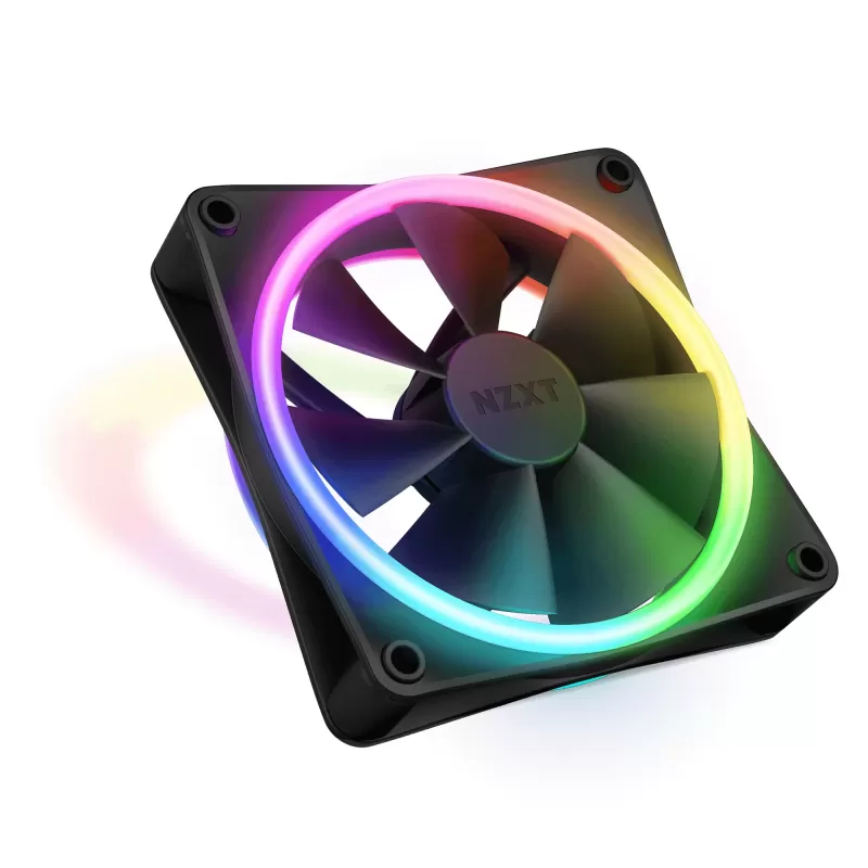 Вентилятор для Корпуса NZXT F120 RGB Duos 120mm black Вентилятор для Корпуса NZXT F120 RGB Duos 120mm black