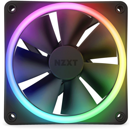 מאוורר למארז NZXT F120 RGB Duos 120mm שחור 120mm