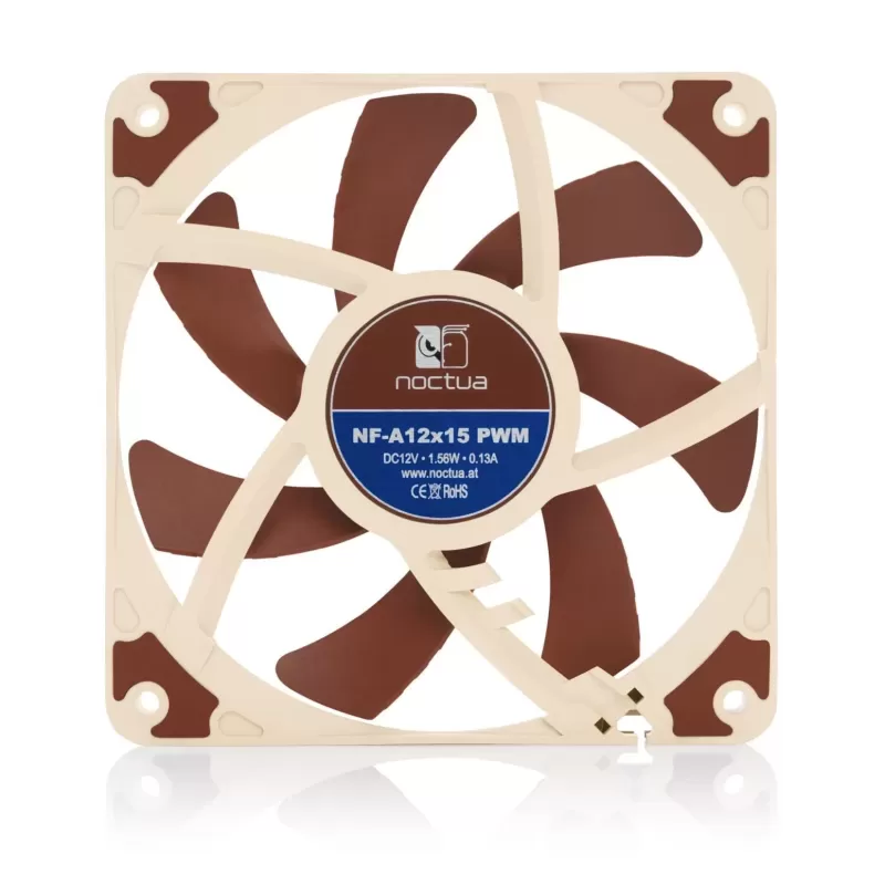 מאוורר למארז Noctua NF-A12x15 PWM 120MM Fan 120mm