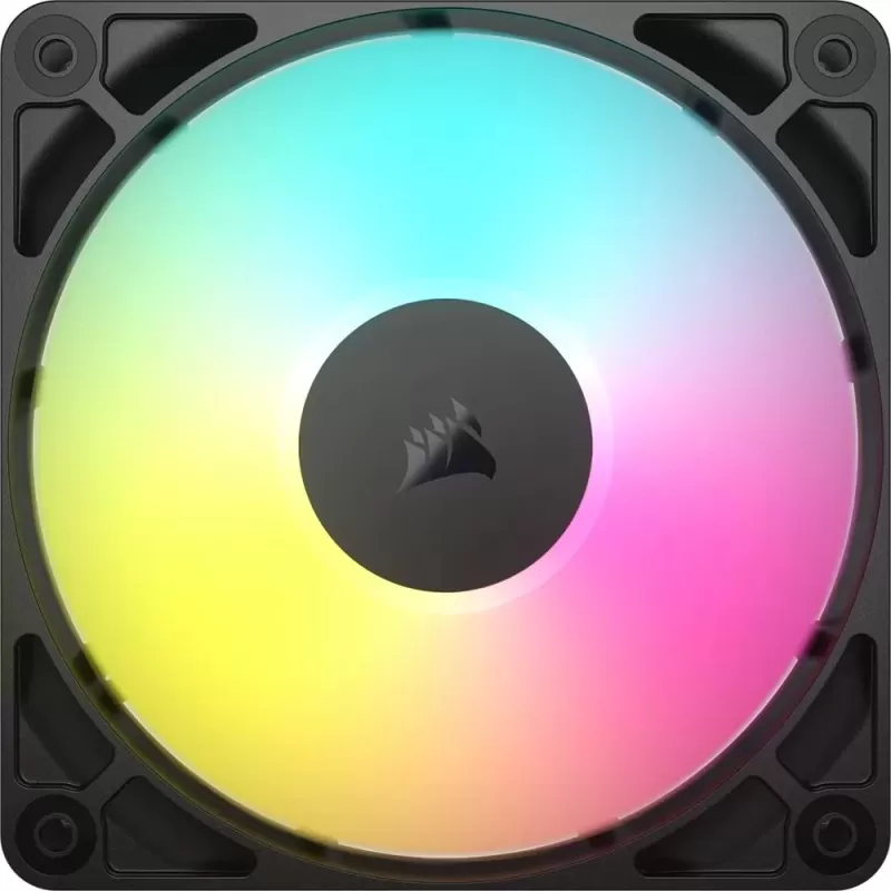 Вентилятор для Корпуса Corsair RS120 ARGB PWM 120mm Fan Цвет:чёрный Вентилятор для Корпуса Corsair RS120 ARGB PWM 120mm Fan Цвет:чёрный