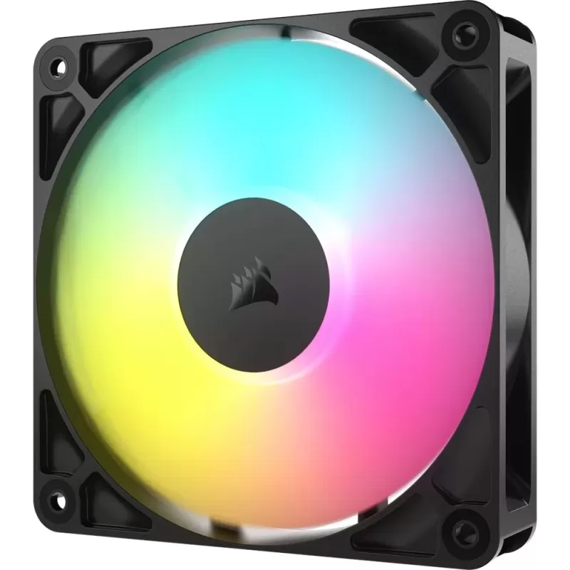 Вентилятор для Корпуса Corsair RS120 ARGB PWM 120mm Fan Цвет:чёрный Вентилятор для Корпуса Corsair RS120 ARGB PWM 120mm Fan Цвет:чёрный