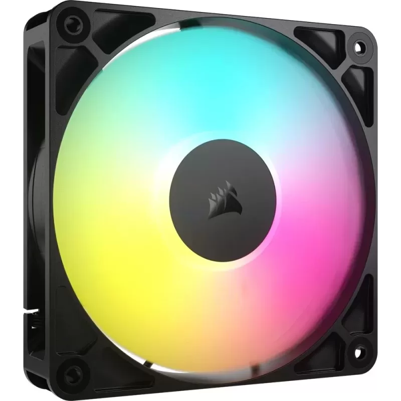 Вентилятор для Корпуса Corsair RS120 ARGB PWM 120mm Fan Цвет:чёрный Вентилятор для Корпуса Corsair RS120 ARGB PWM 120mm Fan Цвет:чёрный