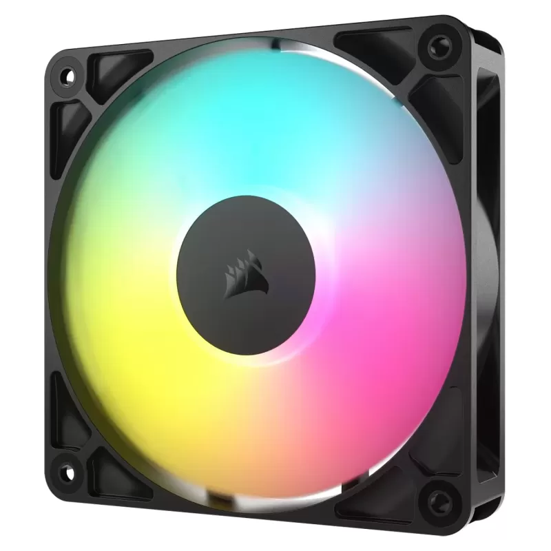 Вентилятор для Корпуса Corsair RS120 ARGB PWM 120mm Fan Цвет:чёрный Вентилятор для Корпуса Corsair RS120 ARGB PWM 120mm Fan Цвет:чёрный