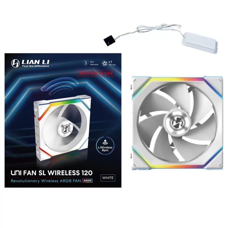 Вентилятор для Корпуса LIAN-LI UNI SL Wireless 120mm Reverse white Fan