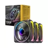 Набор вентиляторов Antec Orbit 120 ARGB x3 Fans 120mm Цвет:чёрный