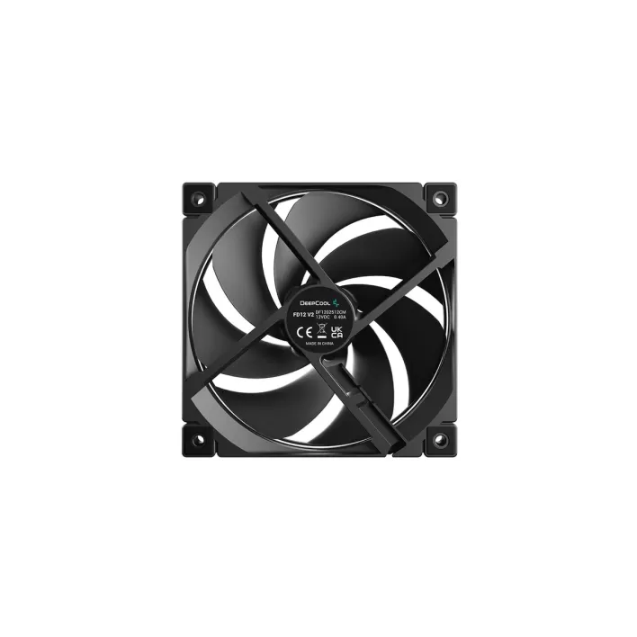 מאוורר למארז DEEPCOOL FD12 V2 120mm צבע שחור