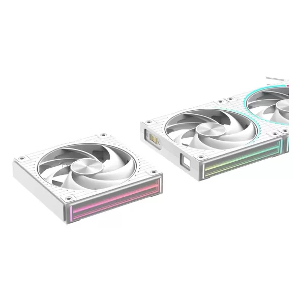 Вентилятор для Корпуса Zalman ZM-DF120 120mm Daisy Chain PWM white