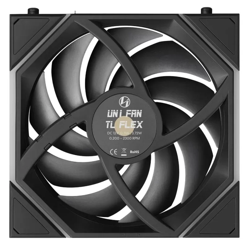 Case Fan LIAN-LI 120mm UNI FAN TL FLEX Reverse Blade 3-Pack black