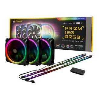 מאוורר למארז Antec Prizm 120 ARGB 3+2+C 120mm
