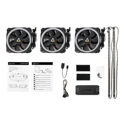 Case Fan Antec Prizm 120 ARGB 3+2+C 120mm Case Fan Antec Prizm 120 ARGB 3+2+C 120mm