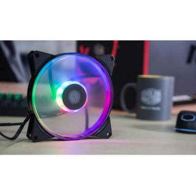 מאוורר למארז Cooler Master MASTERFAN MF140R ARGB 140mm מאוורר למארז Cooler Master MASTERFAN MF140R ARGB 140mm