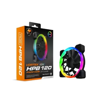Вентилятор для Корпуса COUGAR VORTEX RGB HPB 120 120mm Вентилятор для Корпуса COUGAR VORTEX RGB HPB 120 120mm
