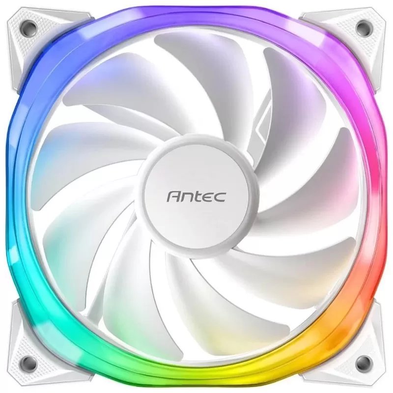 מאוורר למארז Antec Fusion 120mm ARGB לבן