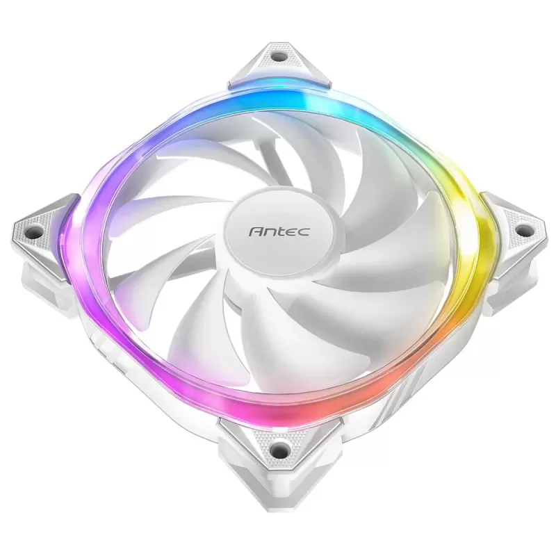 מאוורר למארז Antec Fusion 120mm ARGB לבן