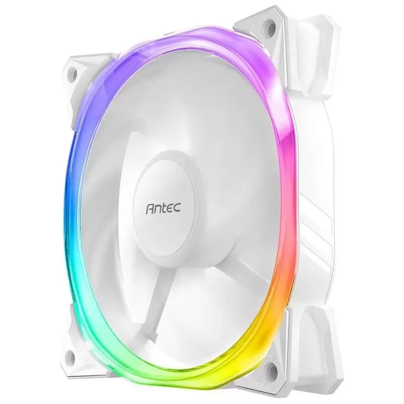 מאוורר למארז Antec Fusion 120mm ARGB לבן
