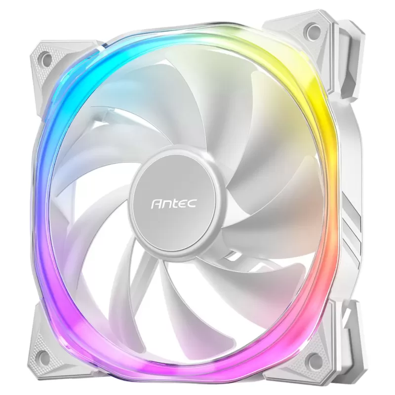 מאוורר למארז Antec Fusion 120mm ARGB לבן