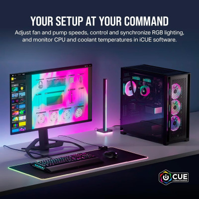 Вентилятор для Корпуса Corsair iCUE LINK QX140 RGB 140mm PWM PC Fans Starter Вентилятор для Корпуса Corsair iCUE LINK QX140 RGB 140mm PWM PC Fans Starter