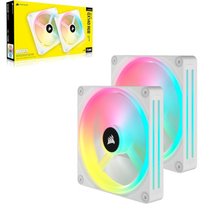 Вентилятор для Корпуса Corsair iCUE LINK QX140 RGB 140mm PWM PC Fans Starter Вентилятор для Корпуса Corsair iCUE LINK QX140 RGB 140mm PWM PC Fans Starter