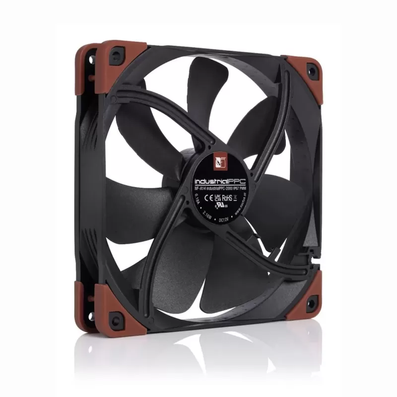 מאוורר למארז Noctua NF-A14 IPPC-2000 IP67 140mm צבע שחור מאוורר למארז Noctua NF-A14 IPPC-2000 IP67 140mm צבע שחור