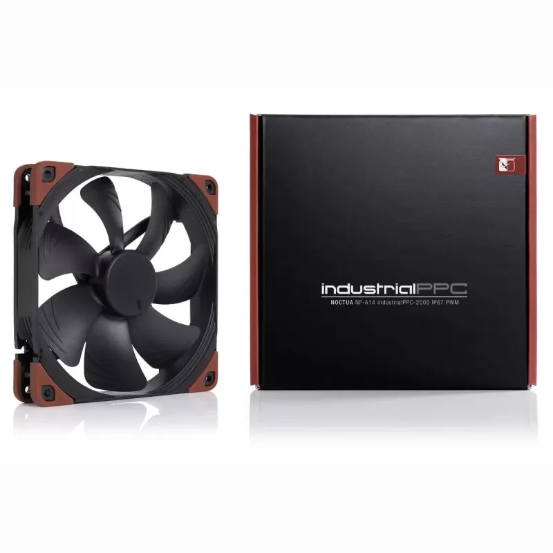 מאוורר למארז Noctua NF-A14 IPPC-2000 IP67 140mm צבע שחור מאוורר למארז Noctua NF-A14 IPPC-2000 IP67 140mm צבע שחור
