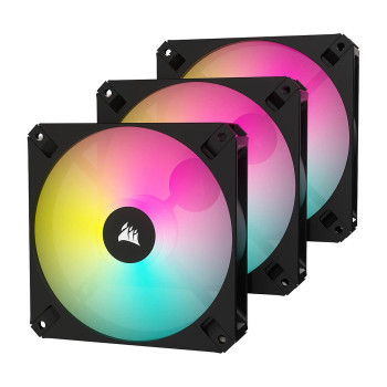 מאוורר למארז Corsair iCUE AR120 Digital RGB 120mm PWM Fan, Triple Pack צבע שחור מאוורר למארז Corsair iCUE AR120 Digital RGB 120mm PWM Fan, Triple Pack צבע שחור