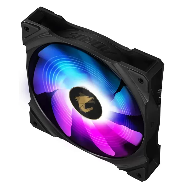 מאוורר למארז Gigabyte AORUS 140 ARGB FAN 140mm צבע שחור - יבואן רשמי מאוורר למארז Gigabyte AORUS 140 ARGB FAN 140mm צבע שחור - יבואן רשמי