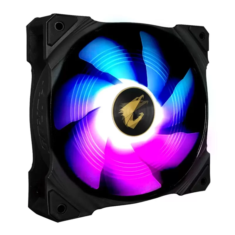 מאוורר למארז Gigabyte AORUS 140 ARGB FAN 140mm צבע שחור - יבואן רשמי מאוורר למארז Gigabyte AORUS 140 ARGB FAN 140mm צבע שחור - יבואן רשמי