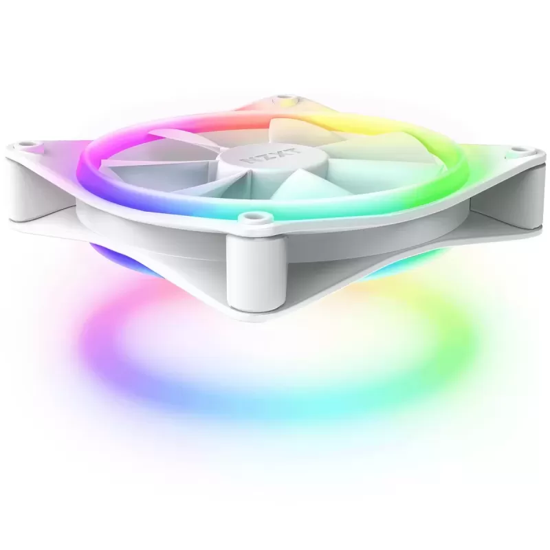 מאוורר למארז NZXT F120 RGB Duos 120mm לבן