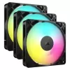 Case Fan Corsair RS120 ARGB 120mm PWM 3x Fans - Triple Pack Color:black