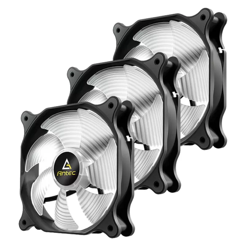 סט מאווררים למארז Antec F14 140mm x3 Fans צבע שחור