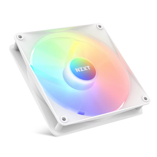 מאוורר למארז NZXT F140RGB Core 140mm Hub-Mounted RGB Fan לבן