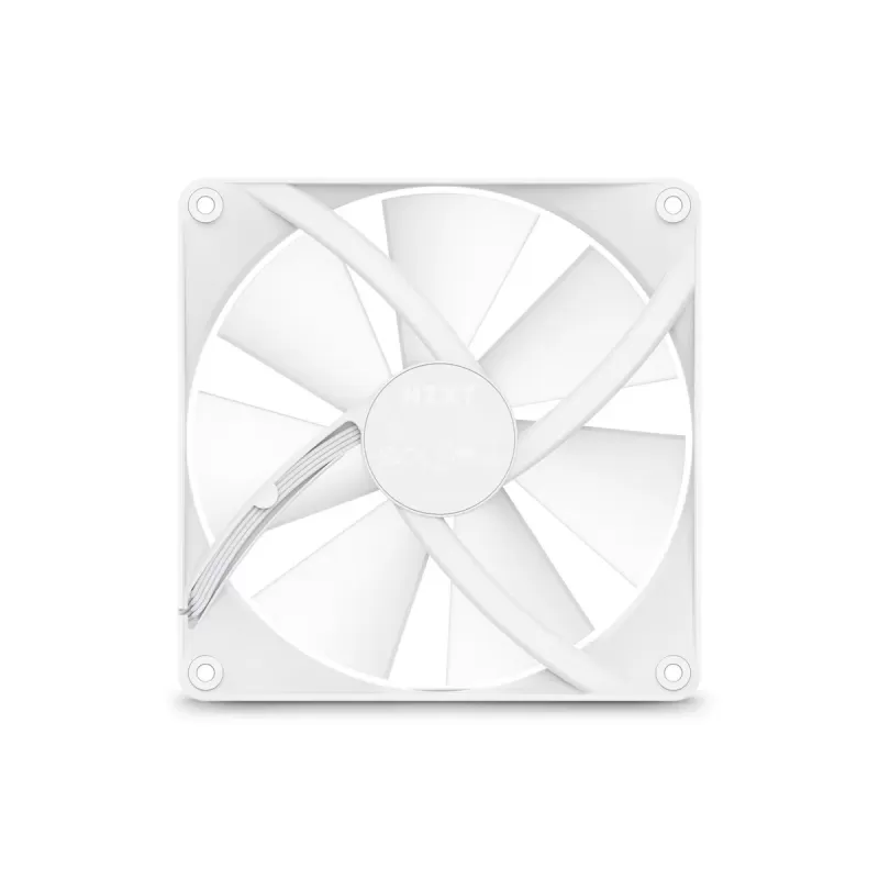 מאוורר למארז NZXT F140RGB Core 140mm Hub-Mounted RGB Fan לבן