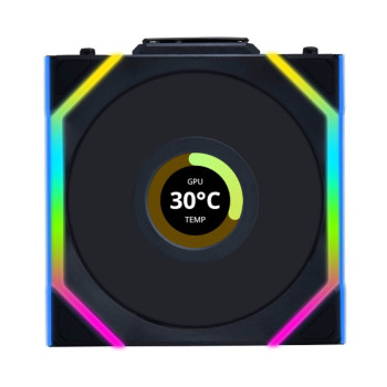 מאוורר למארז LIAN-LI UNI SL Wireless LCD 12mm 120mm צבע שחור מאוורר למארז LIAN-LI UNI SL Wireless LCD 12mm 120mm צבע שחור