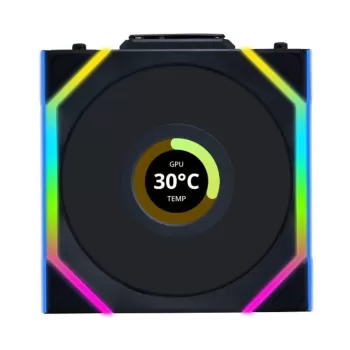 Вентилятор для Корпуса LIAN-LI UNI SL Wireless LCD 12mm 120mm Цвет:чёрный