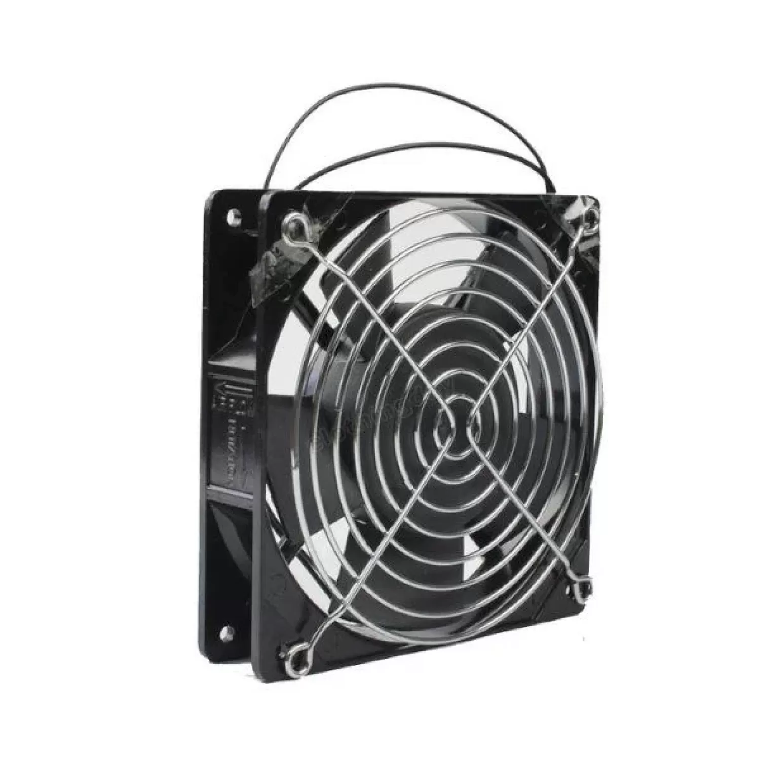 Вентилятор для Корпуса 12cm Fan With Cable and Grill 120mm Цвет:чёрный