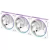 Вентилятор для Корпуса Zalman ZM-DF120 A3 120mm Daisy Chain PWM 3-Pack white