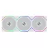Case Fan LIAN-LI 120mm UNI FAN TL FLEX Reverse Blade 3-Pack white