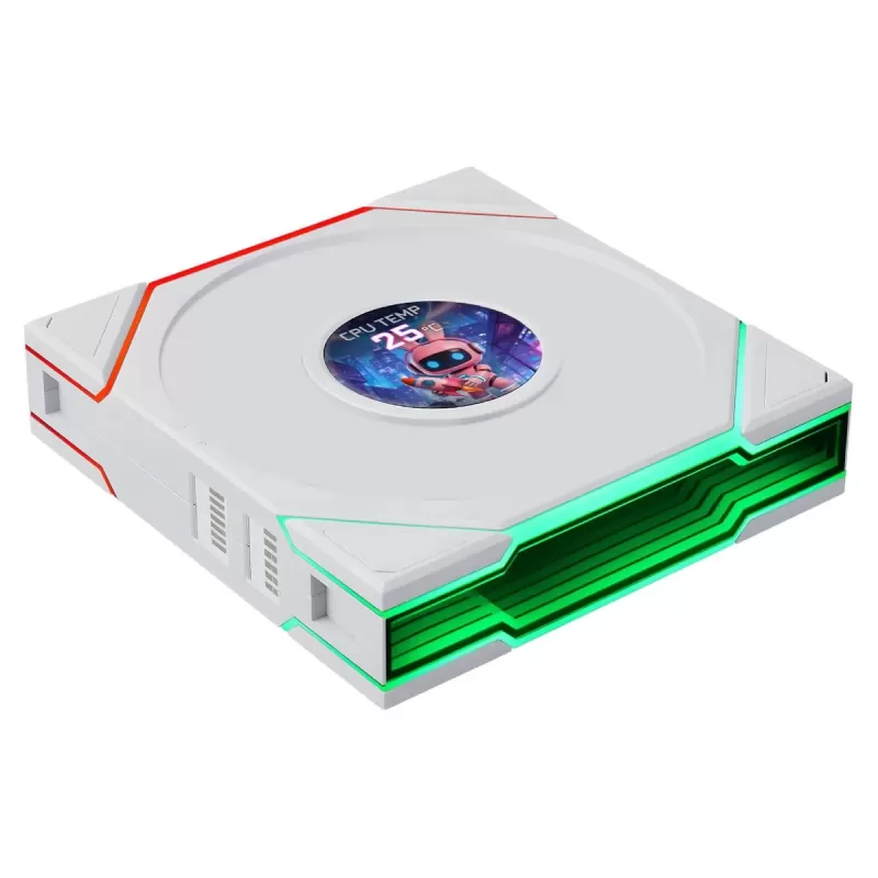 Case Fan LIAN-LI 120mm UNI FAN TL LCD FLEX Reverse Blade 3-Pack white
