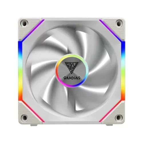 מאוורר למארז Gamdias AEOLUS P2-1201 לבן 120mm מאוורר למארז Gamdias AEOLUS P2-1201 לבן 120mm