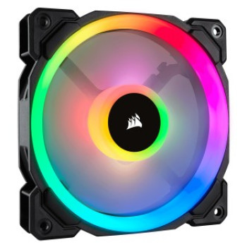 מאוורר למארז Corsair LL120 RGB 120mm Dual Light Loop RGB LED PWM Fan - Single