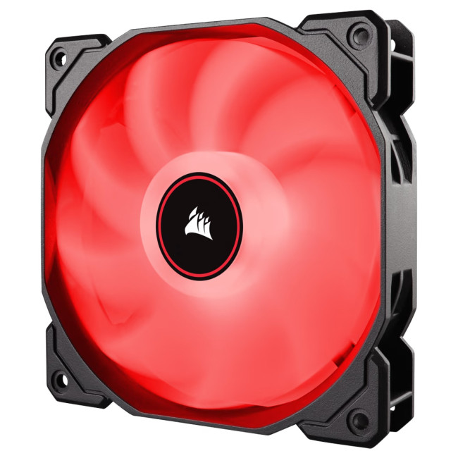 Case Fan Corsair Air Series AF140 LED (2018) Red Single Pack 140mm Color:black,