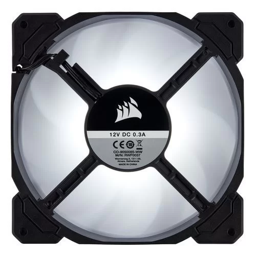 Case Fan Corsair Air Series AF140 LED (2018) White Single Pac 140mm Color:black, white