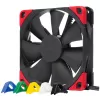 מאוורר למארז Noctua NF-F12 PWM CHROMAX.BLACK.SWAP 120mm